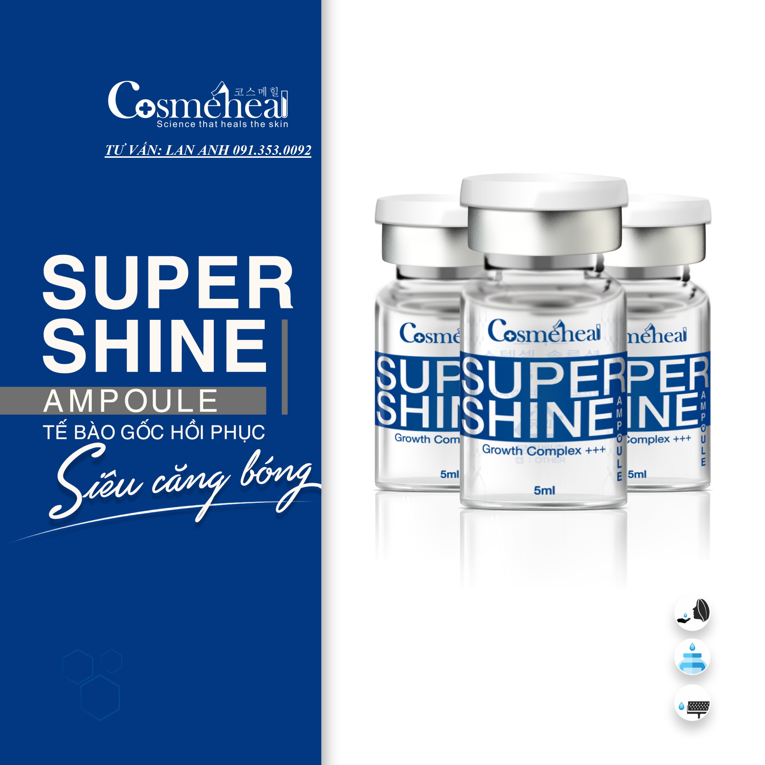 Hướng dẫn sử dụng tế bào gốc Super Shine